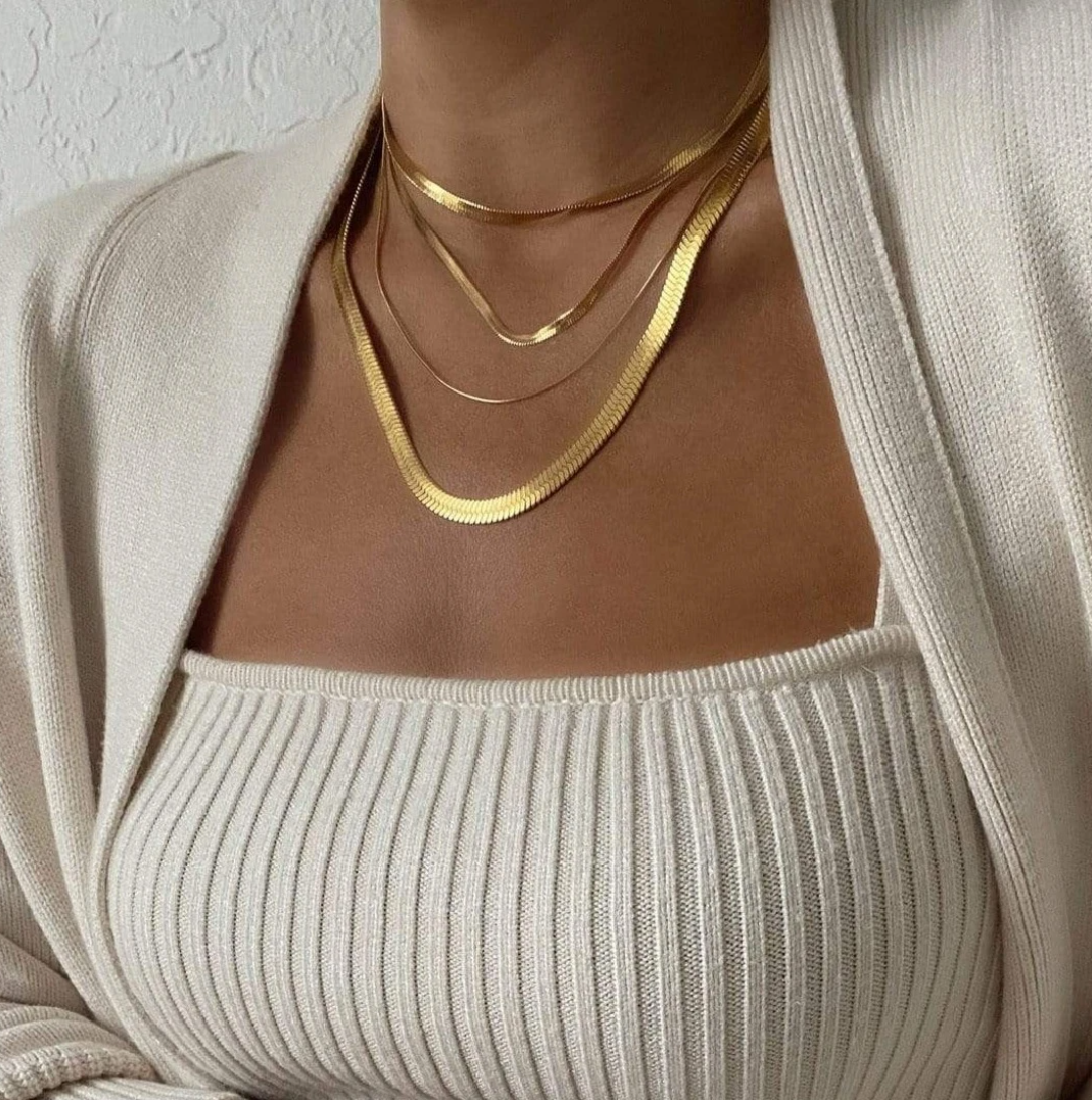 Low Tide Chain Necklace | 18K Gold