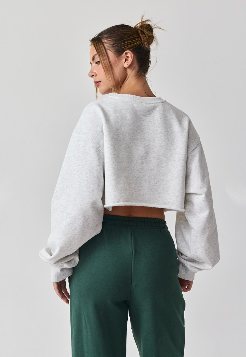 Malibu Cropped Sweater BARE RAGS