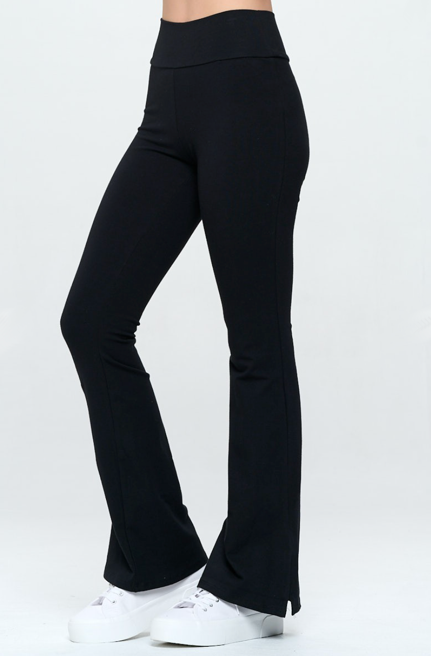 Cotton flare leggings hotsell